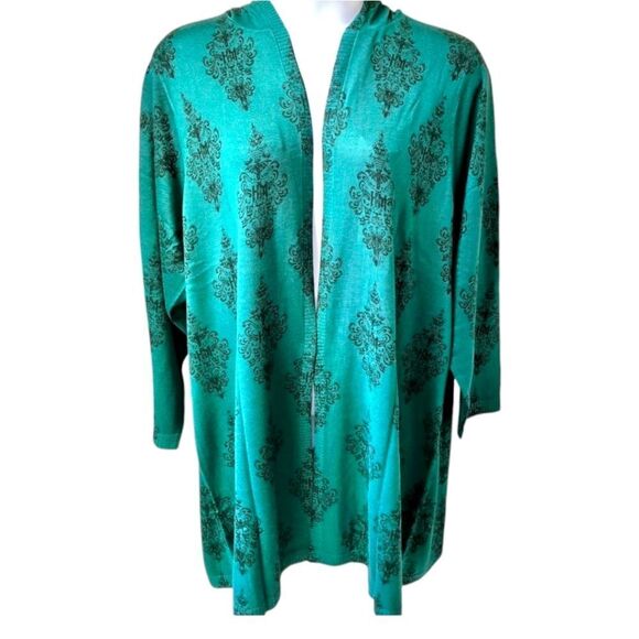 TORRID Disney Haunted Mansion Forest Biome Green Hooded Cardigan 4X - Picture 2 of 15